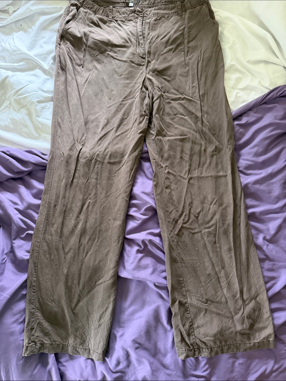 J. Jill Wide Leg Pants in Taupe